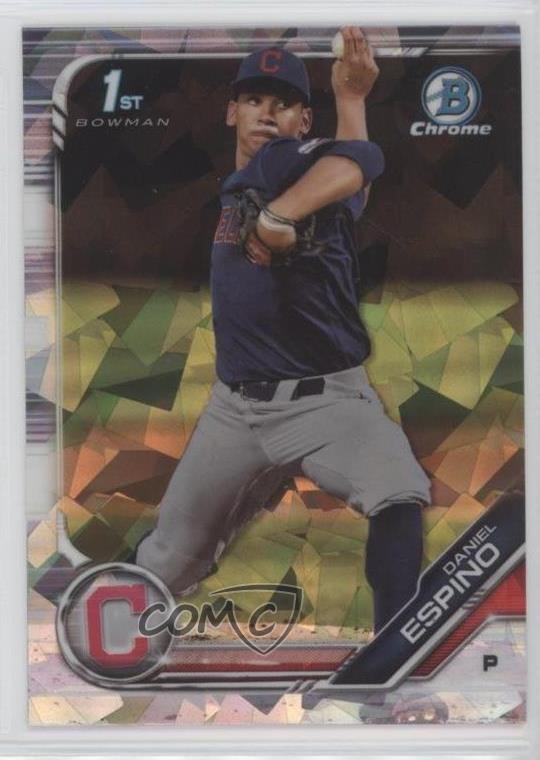 2019 Bowman Chrome Draft Sapphire Edition Daniel Espino #BDC-27 10yf