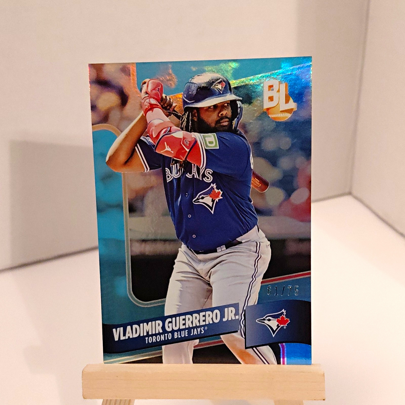 Topps 2024 Big League Vladimir Guerrero Jr. Blue Foil WR-98 /75
