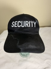 Security Embroidered Hat Cap Adjustable Cap Baseball Hat