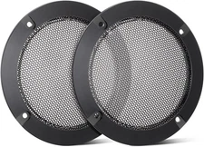 Facmogu 2PCS 8in Woofer Steel Mesh Grill, Black Speaker Grills Cover Guard for