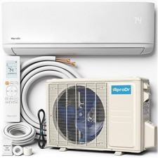 18000 BTU Ductless AC Mini Split Heat Pump Air Conditioner 20 SEER 1.5 TON 220V