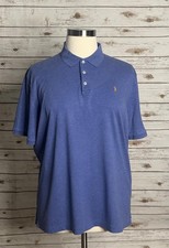 Polo Ralph Lauren blue cotton Classic Fit short sleeve polo shirt Size XL
