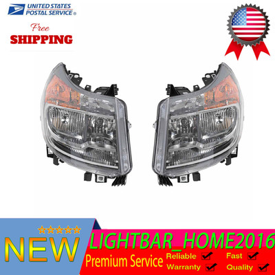 For 2014-2022 Dodge Ram Promaster Headlights Headlamp w/o DRL Lights Lamps