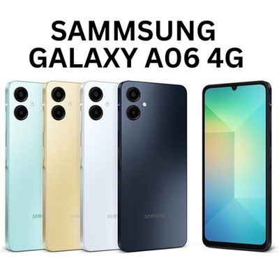 Samsung Galaxy A06 4G 128GB Android Brandneu alle Farben