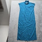 Coolibar Espanola Shirt Dress L Button Front Lightweight UPF 50+ 3Ddri READ