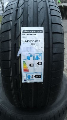 2 x 245/50 R18 100W Bridgestone Potenza S001 Summerreifen Lot 426