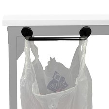 AUXPhome Under the Table Plastic Trash Bag Holder for Desk, Magnetic Grocery