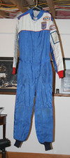 Vtg old Bell RaceStar Racing Suit WKA IKF patches Size XL Made in USA padded
