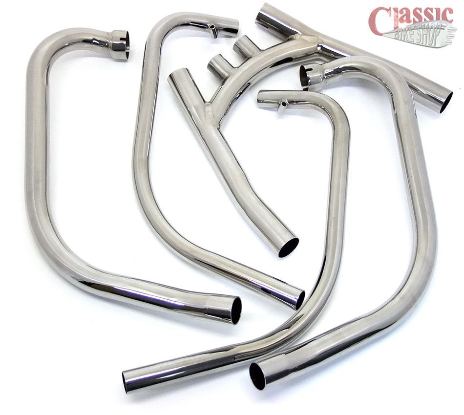 Triumph T160 Exhaust Pipes UK Made eBay