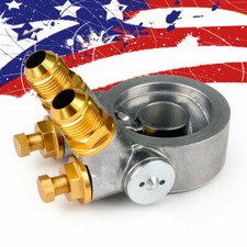 Fit For Oil Filter Cooler Sandwich Plate Adapter An1080 Deg 176 F Thermostat Fit For Oil Filter Cooler Sandwich Plate Adapter An1080 Deg 176 F Thermostat