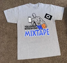 NWT Overtime Men’s And 1 Mixtape Basketball Gray T Shirt Size Medium