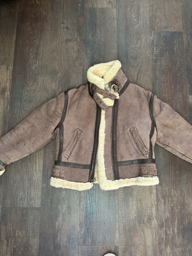 B3 Bomberjacke Leder Braun Original 80 er Jahre !!! - Bild 2 von 10