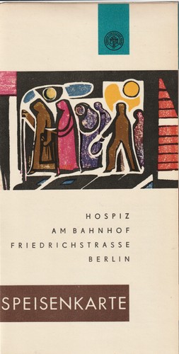  DDR Berlin Hospiz Am Bahnhof Friedrichstrasse Speisekarte ca 1968 - Bild 1 von 6