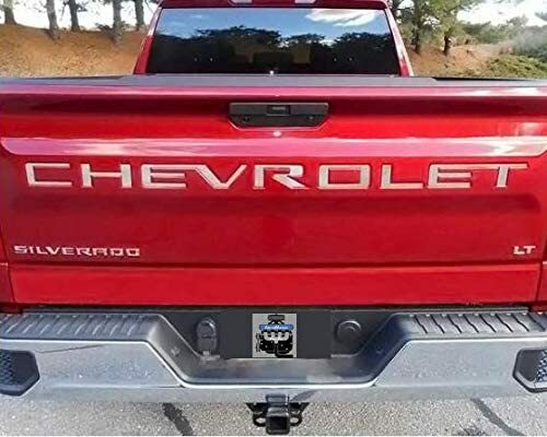 3D Raised Chrome Tailgate letters For Chevrolet Silverado 2019 2020 Rear Silver - Picture 3 of 10