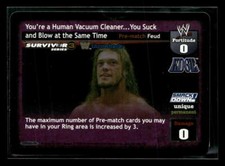 2005 WWE Raw Deal SS3 You're a Human Vacuum Cleaner #359 Edge Foil ES8617 - Image 1