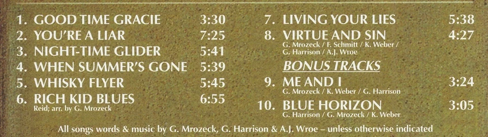 Kin Ping Meh "Virtues & Sins" 8 Songs+2 Bonustracks! Digital remastered! Neue CD - Bild 2 von 2