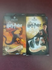 The Wizarding World of Harry Potter, Universal Studios Playing Cards lot of 2 UK