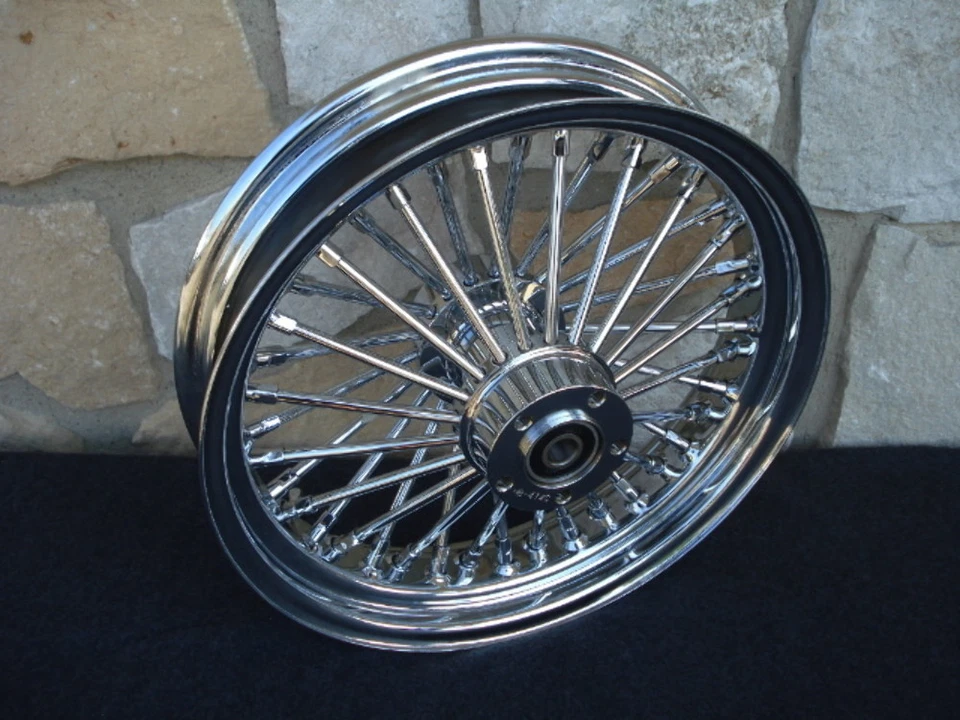 21X3.5" & 16X3.5" DNA FATTY 40 MAMMOTH WHEEL SET 2000-07 HARLEY TOURING BAGGER - Imagem 3 de 3
