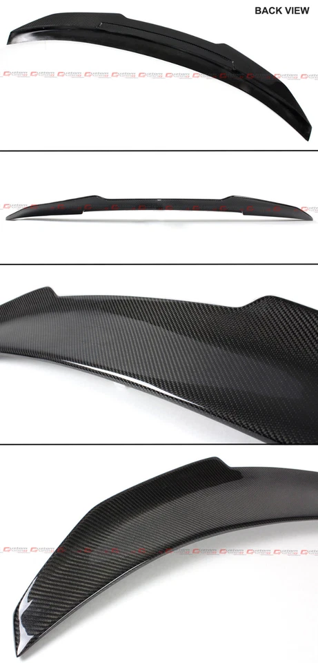 PARA BMW F22 M235i Fibra de Carbono 14-21 Estilo PSM Duckbill Highkick Alerón de Maletero Foto 2 de 3