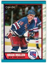 1989-90 O-Pee-Chee #24 Brian Mullen New York Rangers