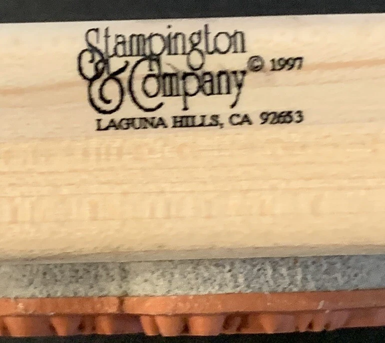 Stampington & Co Country Heart To Heart Rubber Stamp Foto 3 de 4