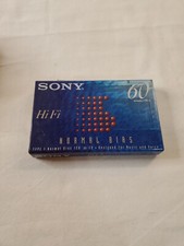 New SONY HiFi 60 Minute Normal Bias Cassette Tape Sealed