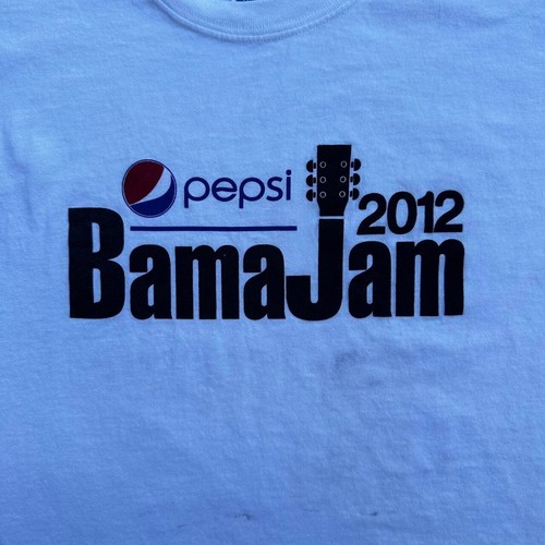 Vintage White Pepsi 2012 Bama Jam Graphic T-shirt - Picture 3 of 5