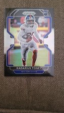 2021 Panini Chronicles - Prizm Black Silver Prizm #PB-11 Kadarius Toney (RC)