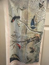 Vintage National Wildlife Federation 1979 Scarf Winter Birds