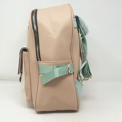 Blush pink cream and mint green Backpack purse | eBay display picture 2