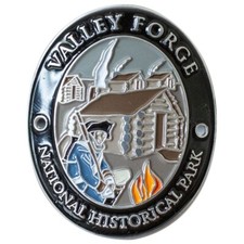 Valley Forge Walking Stick Medallion -  National Historical Park Pennsylvania