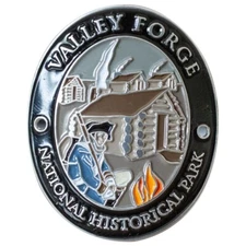Valley Forge Walking Stick Medallion -  National Historical Park Pennsylvania