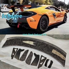 Forge Carbon Fiber Rear Trunk Spoiler Wing GT4 Style For McLaren 540C 570S Coupe