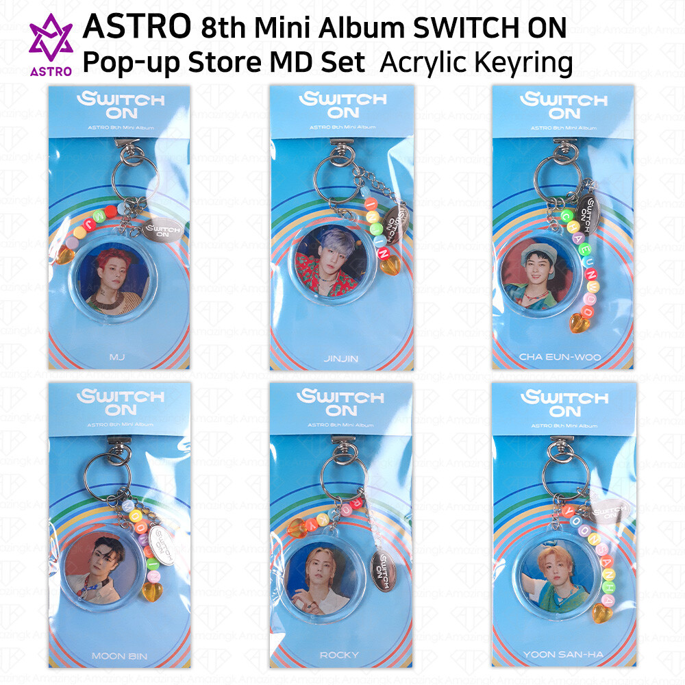 ASTRO 8th Mini Album Switch On Pop Up Store MD Set Acrylic Keyring