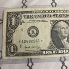 $1 Dollar Bill Star Note  — photo 1