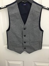 IZOD Formal Suit Vest Regular Gray Boy Size 8