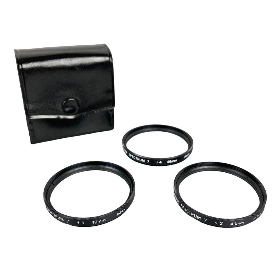 Camera CLOSE-UP Lenses 49mm  Film/Digital 49 MM +1 +2 +4 w/ Case Pentax Fuji - Image 3 of 4