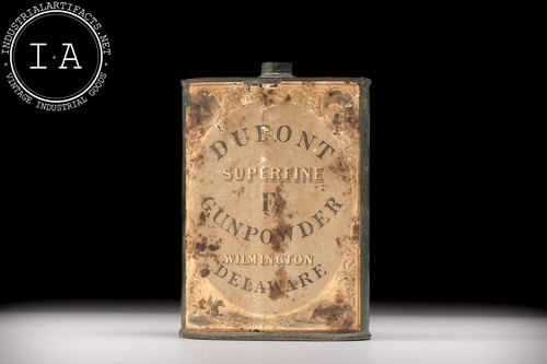 Early 20th Century DuPont Gunpowder Tin - Picture 2 of 4