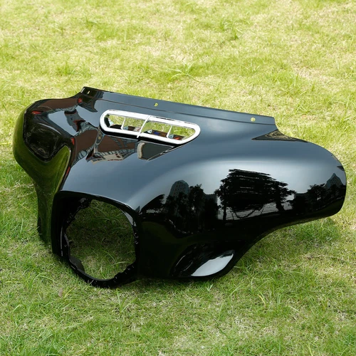 Vivid Black Front Batwing Outer Fairing Fit For Harley Electra Glide 2014-2023