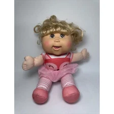 Cabbage Patch Kids CPK 2015 Girl Doll Blonde Hair/Brown Eyes/Pink TuTu VGUC 89