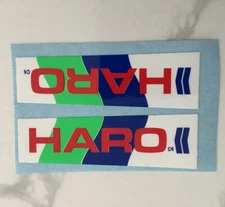 Old school BMX freestyle EARLY '85 White Haro MASTER FORK sticker decals