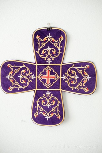Chalice covers set Different Colors or Set, Orthodox Church, fringe. - Picture 7 of 13