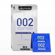 Okamoto 0.02 Japan's Best Thinnest Condom  Super Strong Pack of 1, 6s 