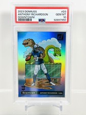 2023 Donruss Anthony Richardson RC Downtown PSA 10 Gem Mint Rookie #D-3 Colts