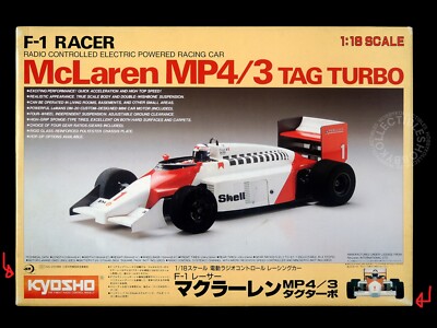 ミニカー KYOSHO McLaren MP4/3 TAG TURBO 1/18 Kyosho F1 RACER McLaren MP4/3 TAG TURBO 1:18 Radio Control