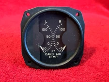 GARWIN CARB AIR TEMPERATURE INDICATOR P/N 22-298-05