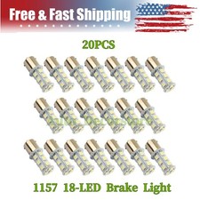 20x 6000k White 1157 Bay15d 18-smd Led Car Truck Tail Brake Stop Light Bulbs 12v 20x 6000k White 1157 Bay15d 18-smd Led Car Truck Tail Brake Stop Light Bulbs 12v