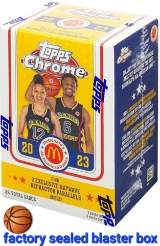 2023 Topps McDonald's Chrome All American 🏀 Blaster Box POSIBLE BRONNY JAMES RC