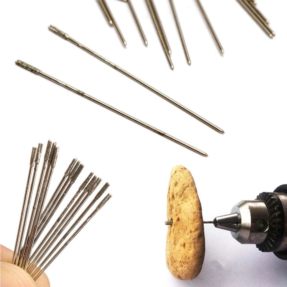 Diamond Stone Drill Bits for Jewelry Crafting Set of 20 with 1mm Diameter eBay