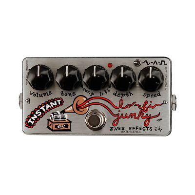 ZVEX Effects Instant Lo-Fi Junky Vexter Series Chorus Vibrato Guitar Pedal Gr...